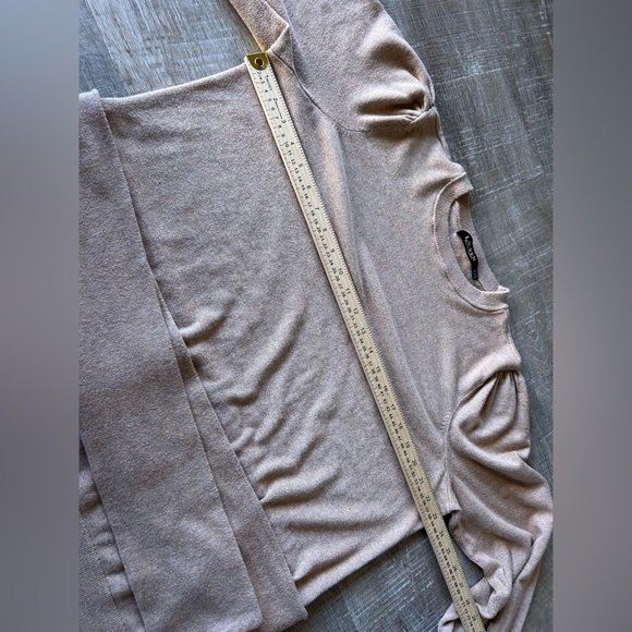 Ralph Lauren Black Label Belted Sweater Women’s 1X Puff Sleeve Classic Preppy - Picture 9 of 15